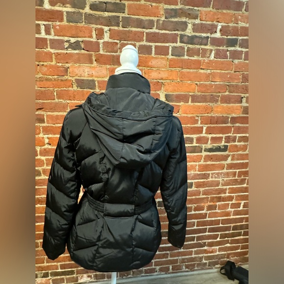 Cole Haan black winter jacket with gold hardware size M - Picture 4 of 7
